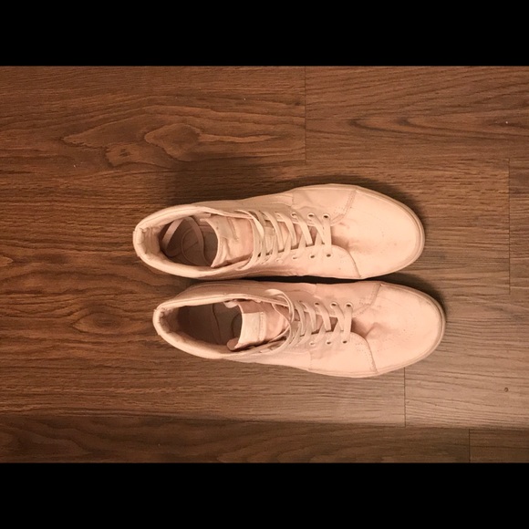 Peach blush Sk8 hi vans size 12 - Picture 4 of 4